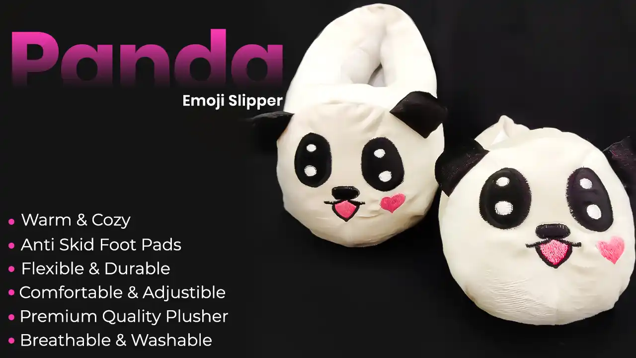 Buy Panda emoji slipper at best price in Pakistan | RHizmall.pk