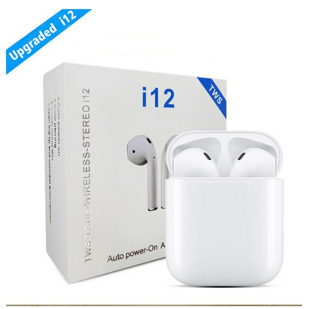 Buy I12 Tws Wireless Bluetooth Earphone Touch Control at best price in Pakistan | Rhizmall.pk