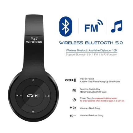 Buy P47 Wireless Headphone at best price in Pakistan | Rhizmall.pk