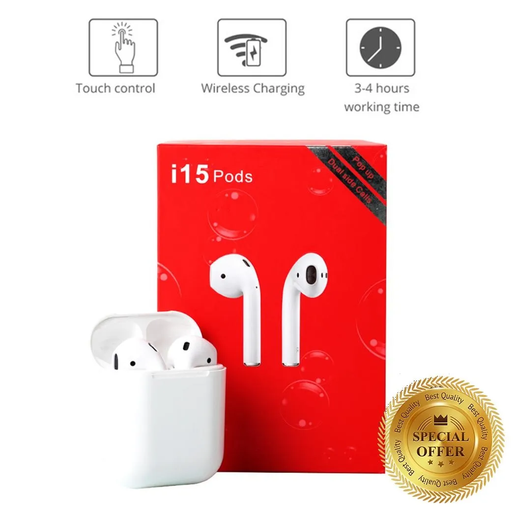 Buy i15 wireless earbuds at best price in Pakistan | Rhizmall.pk