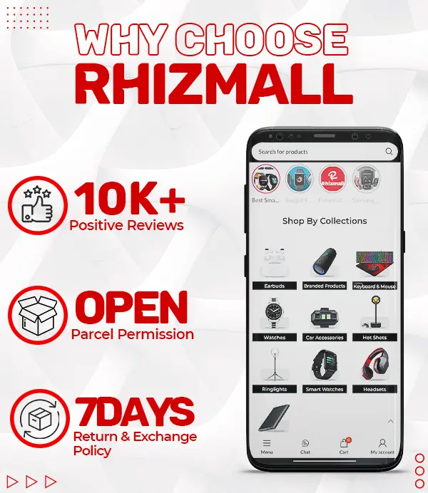 Buy best wireless Earbuds, smart watches , Tech Gadgets at best price in Pakistan | Rhizmall.pk