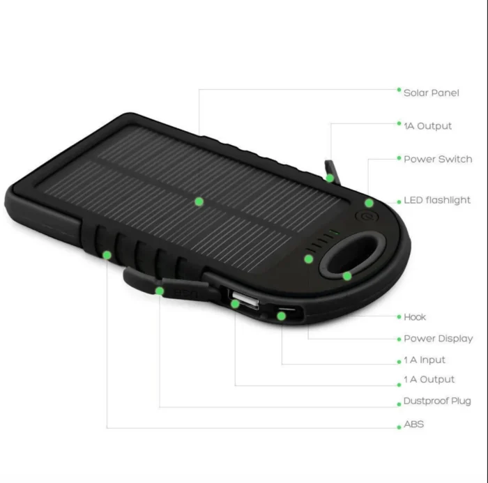 Buy Solar Charger Power Bank at best price in Pakistan | Rhizmall.pk